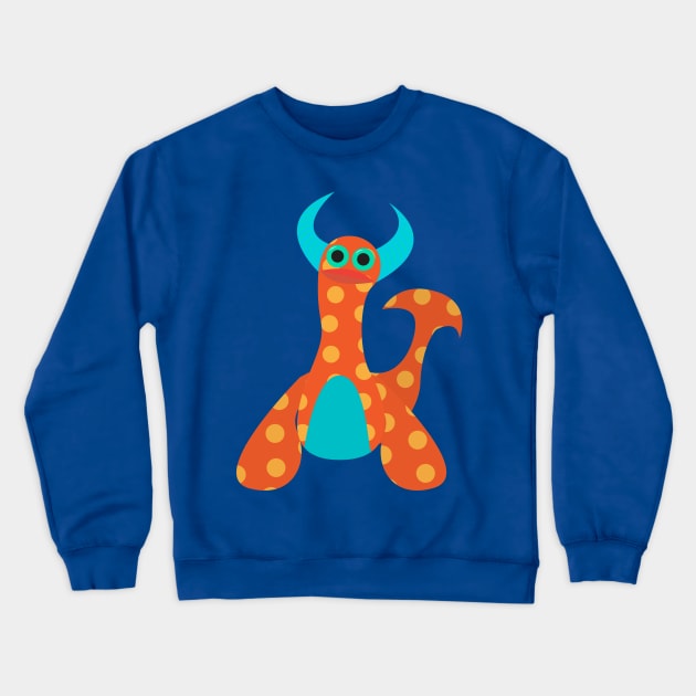 Silly Seamonster Crewneck Sweatshirt by MadArtisan